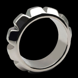 MenSteel Cockring en métal Kren Round 15mm